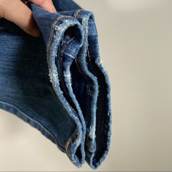 AEO Women’s Stretch Skinny Blue Jeans Size 4S - Picture 3 of 8